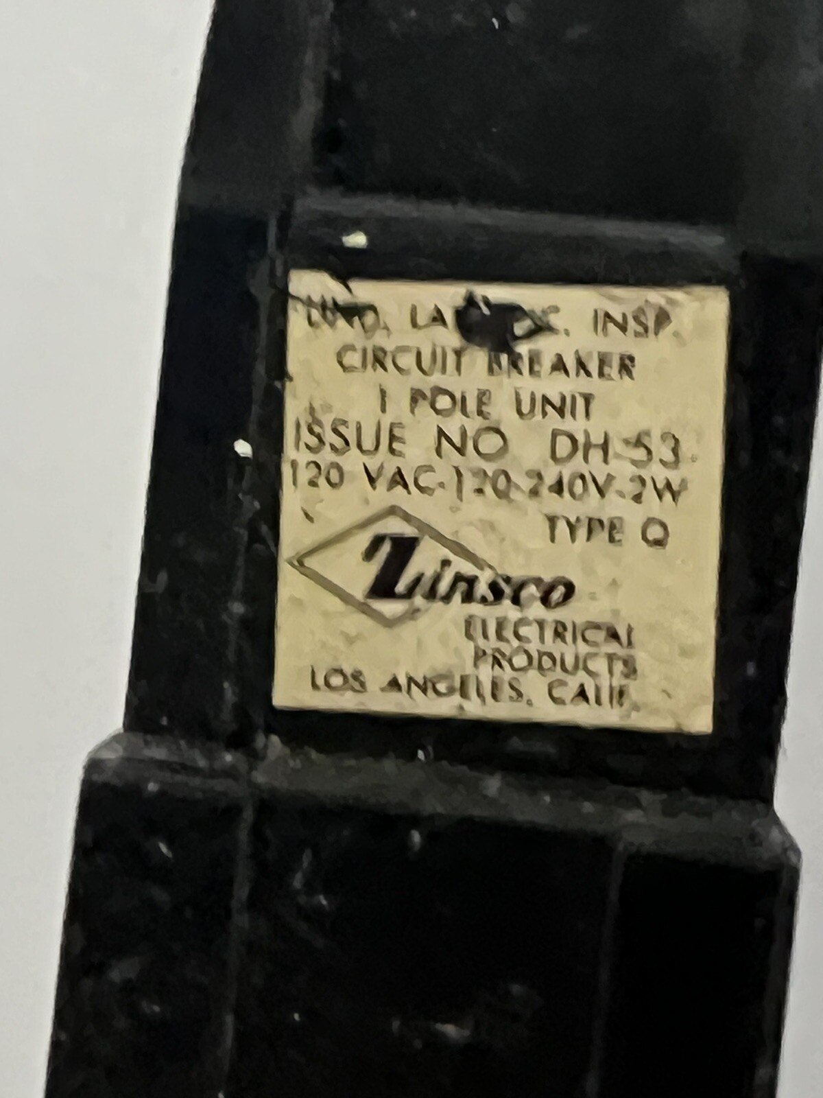 Lot Of 2 Zinsco T20 Magnetrip 20 Amp 1 Pole Circuit Breaker 20A 1P Type T Orange