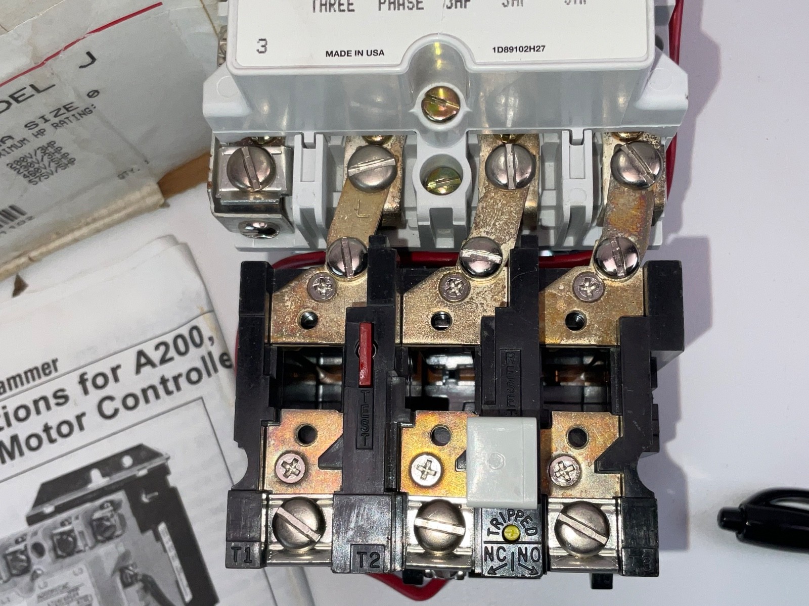 NIB – Eaton – A200M0CAC – Non-Reversing Starter For Motor Control