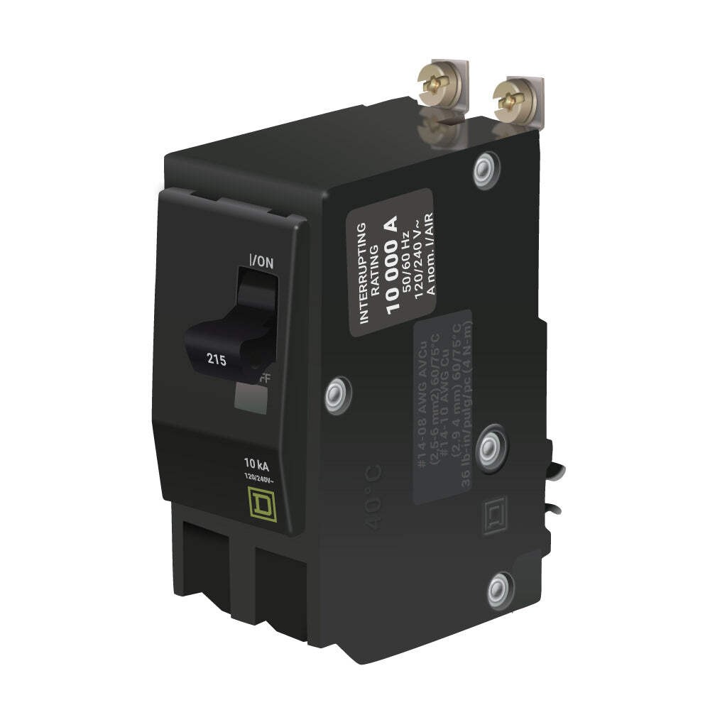 QOB2125 Square D Bolt-on 120V 125A 2 pole circuit breaker 10kA@120V Factory New
