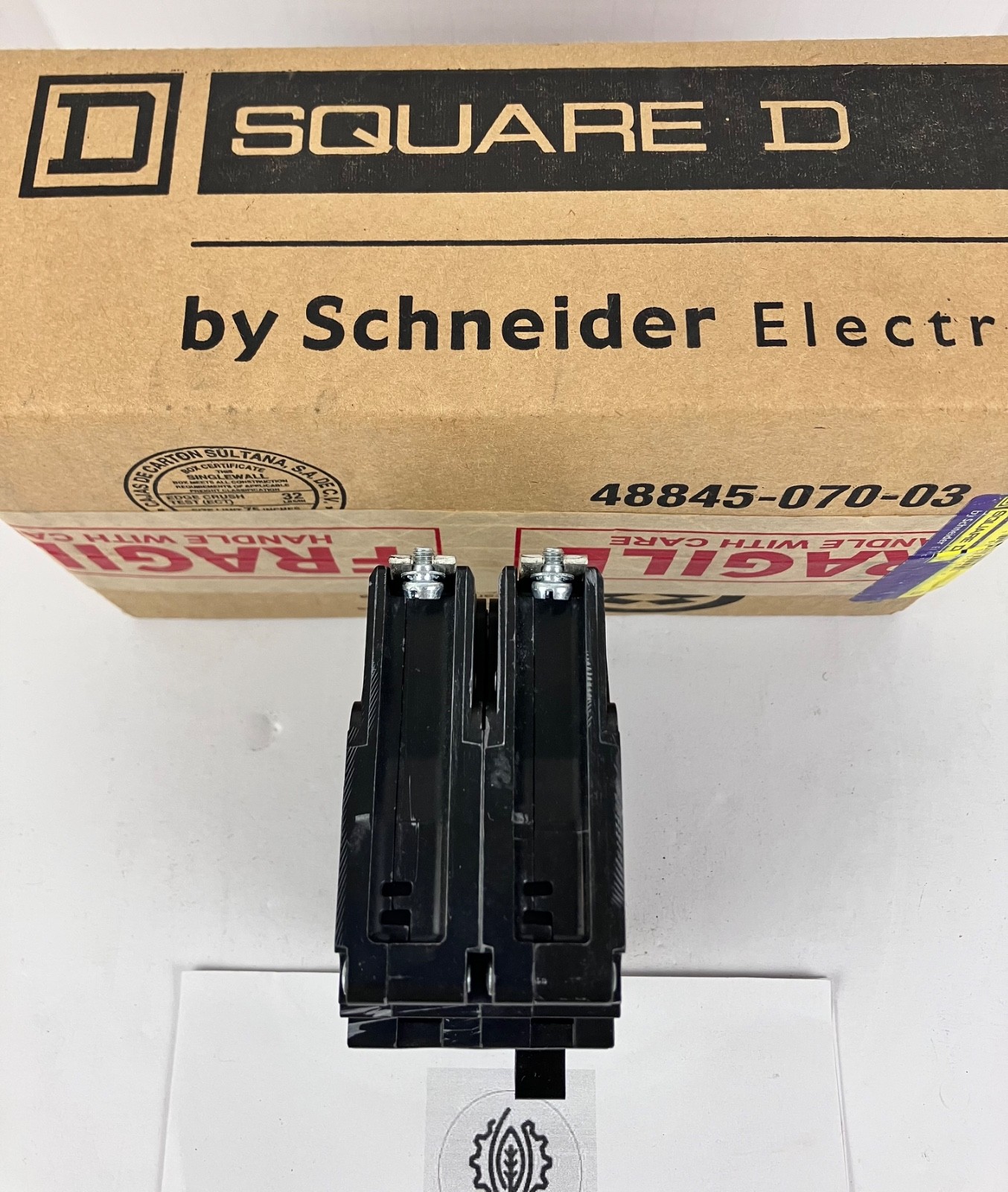 Square D EGB24020 E-Frame Circuit Breaker 20A 2-Pole 480Y/277V Bolt-On NEW