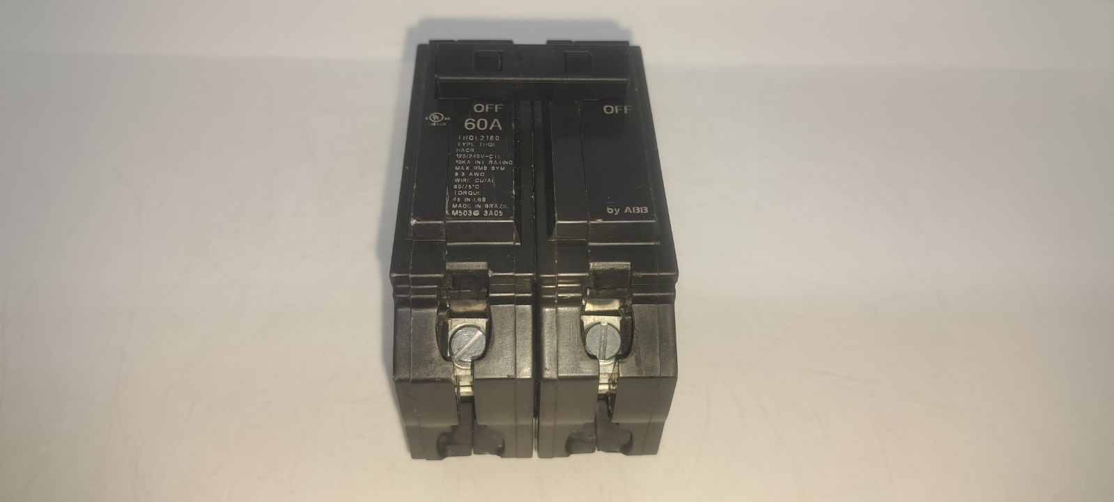 GE ABB THQL2160 60 Amp 2 Pole 120/240V Circuit Breaker NEW