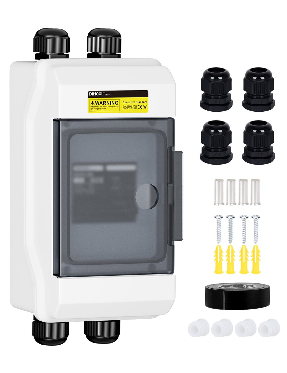 Solar DC Circuit Breaker Box 100 Amp Solar Panel Disconnect Switch