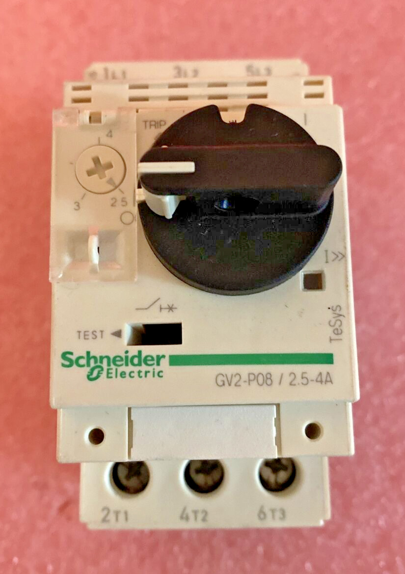 Schneider GV2P08 Motor Circuit Breaker 2.5-4 A