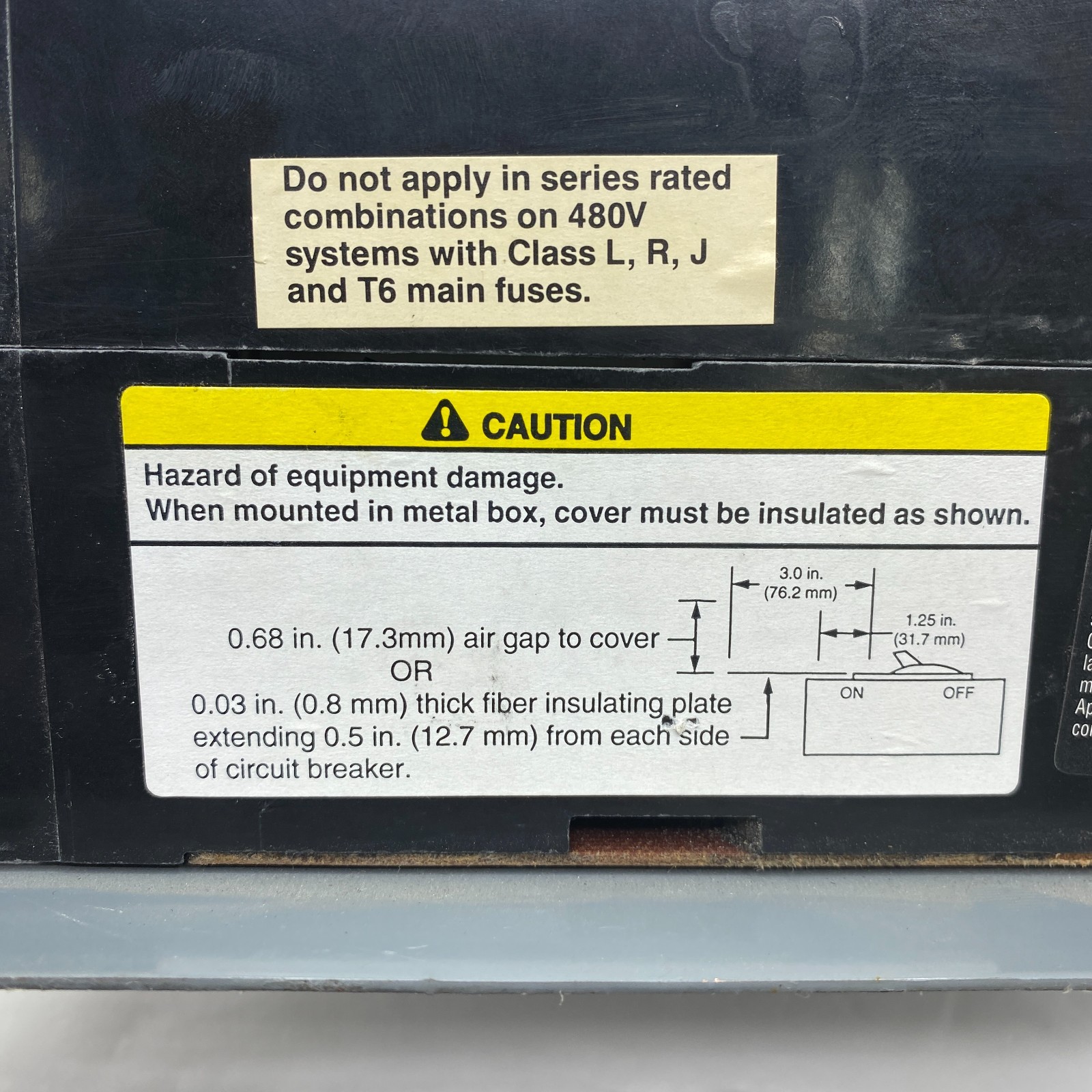 SQUARE-D KAL361251021 THERMAL-MAGNETIC CIRCUIT BREAKER 125-AMP 3-POLE UNIT