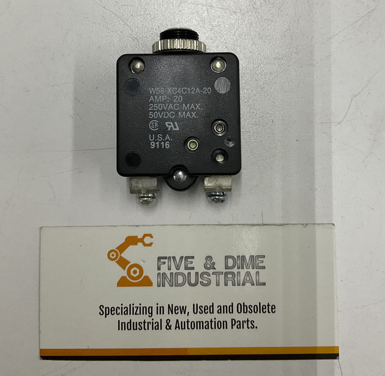 Potter & Brumfield W58-XC4C12A-20 Circuit Breaker 20 Amp 250VAC 50VDC (BK145)
