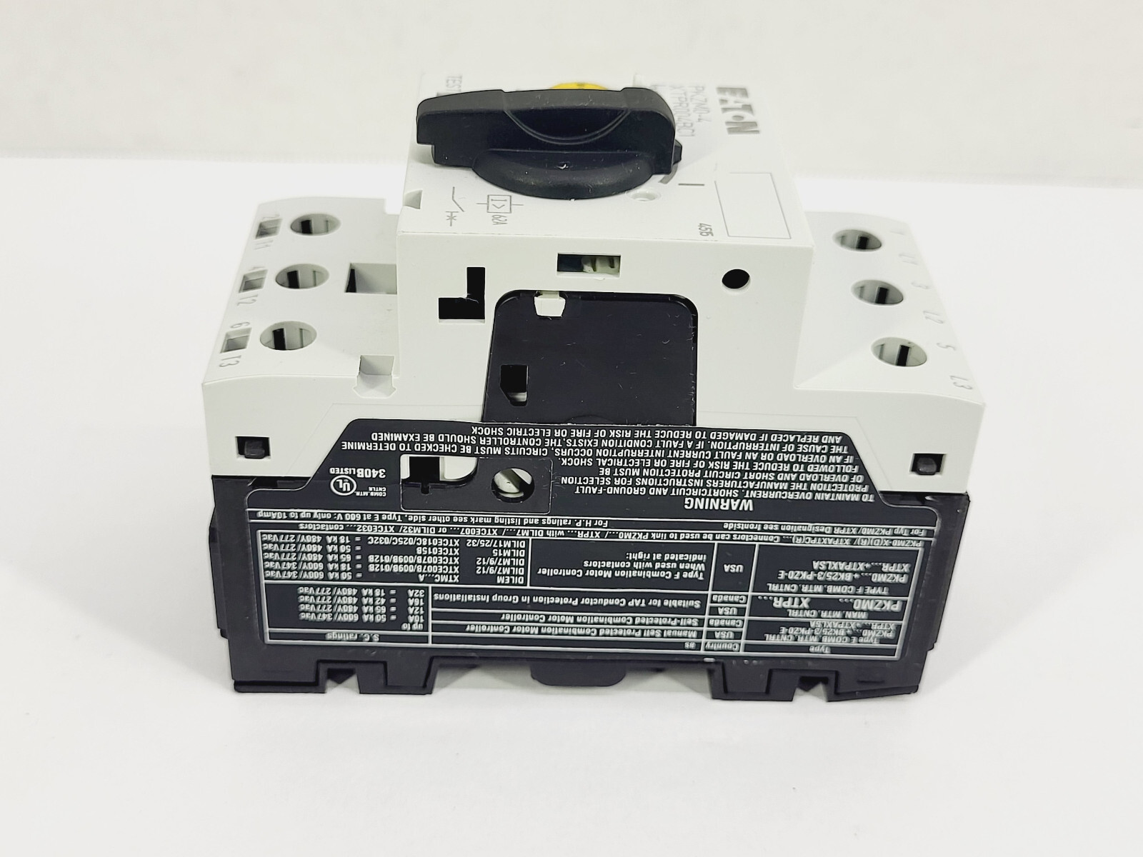 Eaton PKZM0-4 XTPR004BC1 Motor Protection Circuit Breaker (3Ø, 2.5~4.0A)