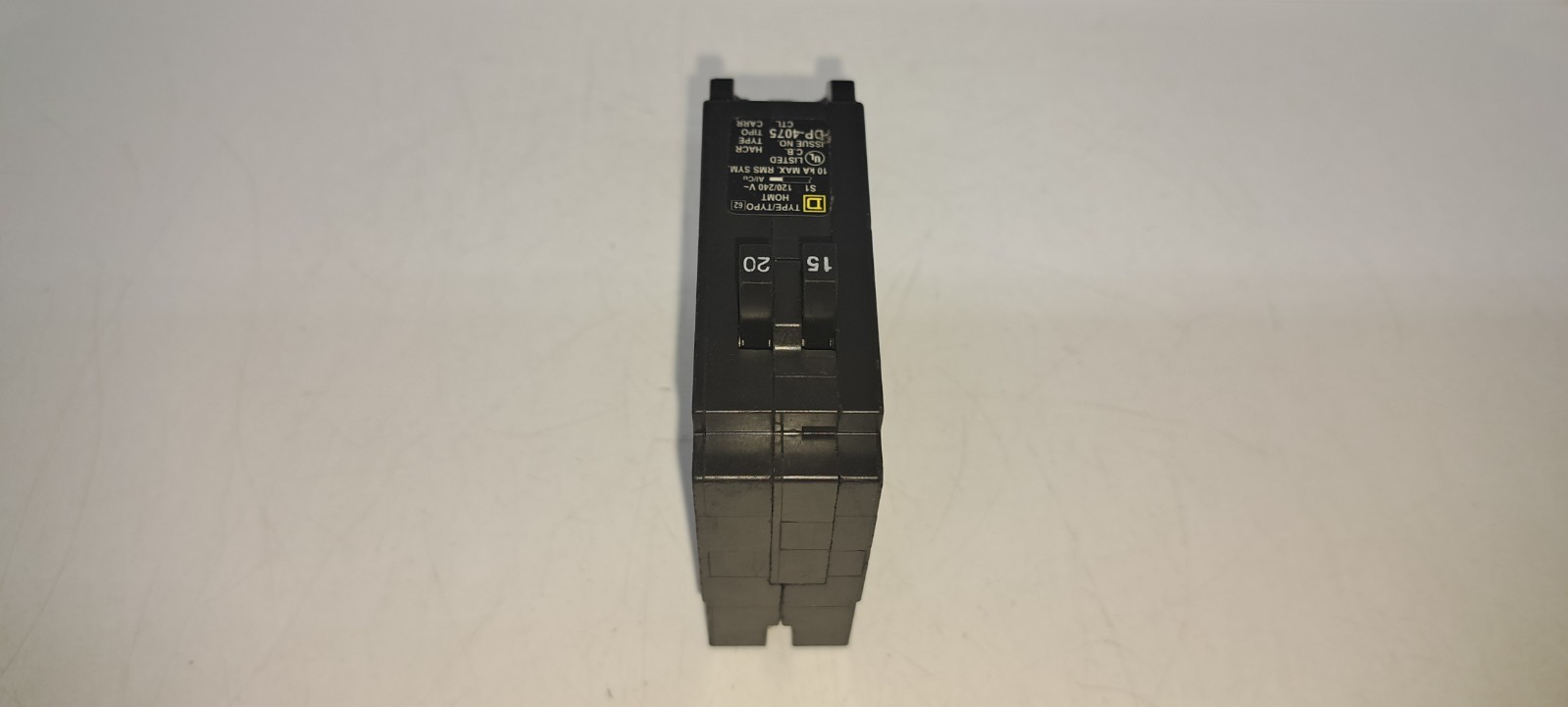 Square D HOMT1520 15 Amp 20 Amp 1 Pole 120/240V Tandem Circuit Breaker NEW