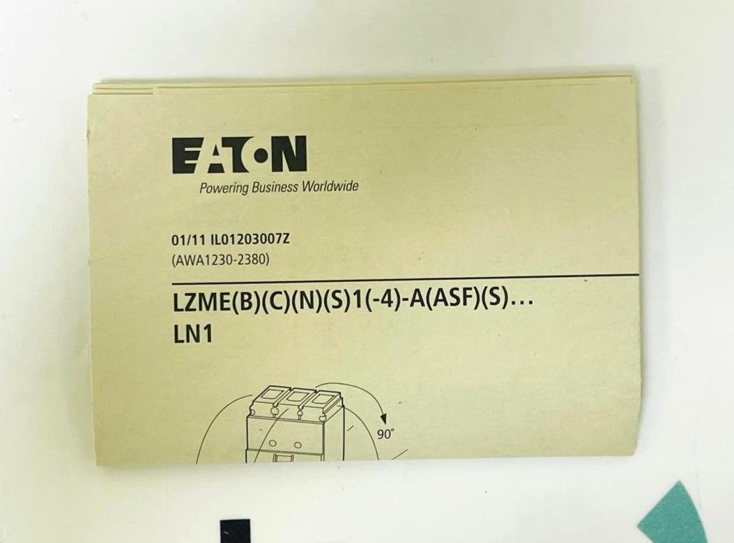 EATON MOELLER LZMN1-A32-I Circuit Breaker 32A 3-Pole 415V
