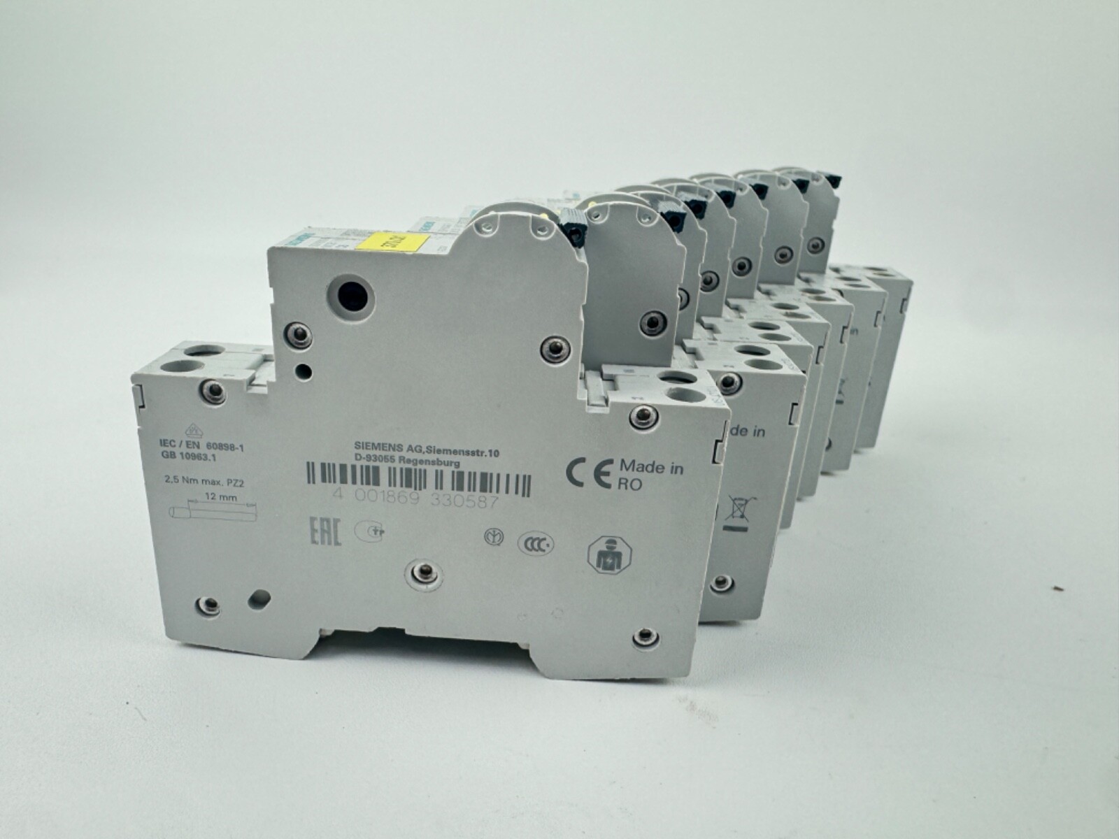 Lot of Siemens x(6) 5SY6006-7 C6 & x(1) 5SY6002-7 Circuit Breaker 230V