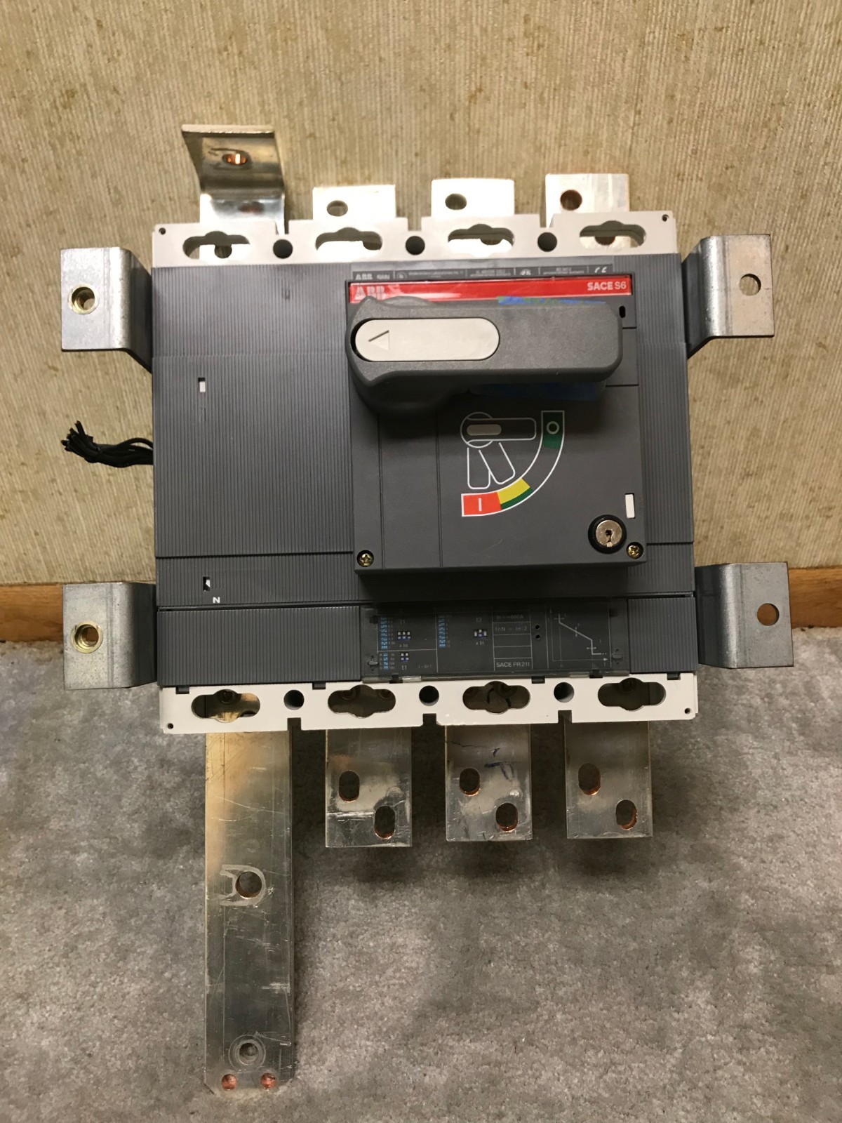600 Amp ABB Sace S6N Molded Switch Case | 4 Pole
