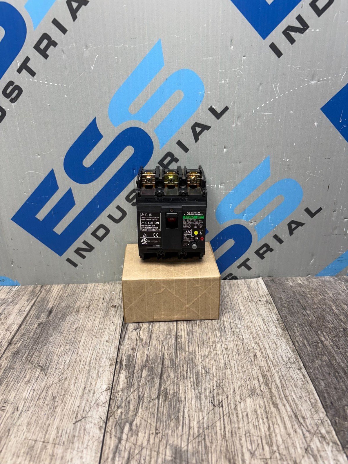 FUJI ELECTRIC CIRCUIT BREAKER EG53AC CLASS 1 240VAC 21mA