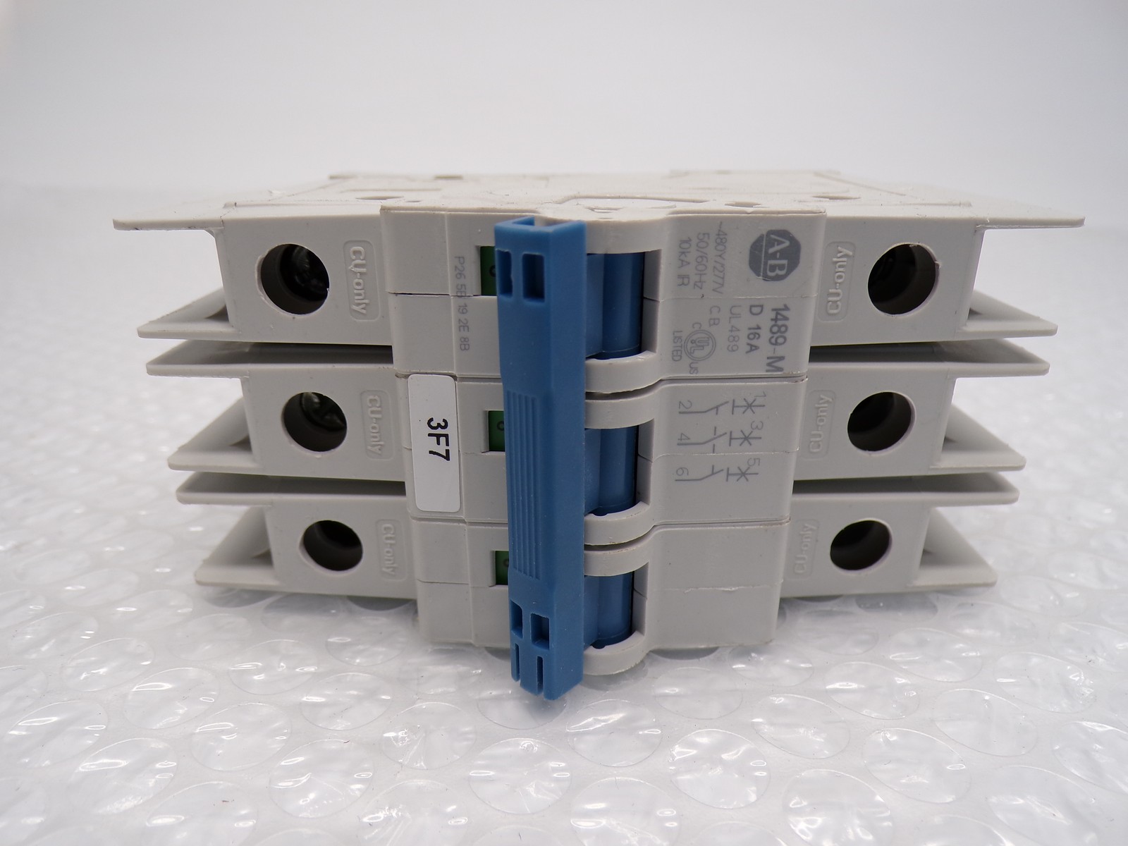 ALLEN BRADLEY 1489-M3D160 SER.D BREAKER 3POLE 16AMP NSNP