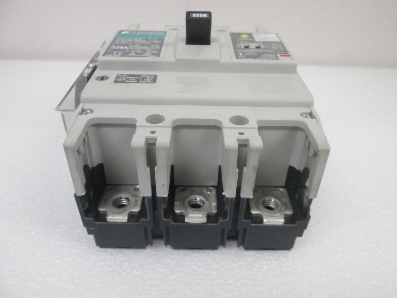 FUJI ELECTRIC EW250JAGU-3P125 EARTH LEAKAGE CIRCUIT BREAKER