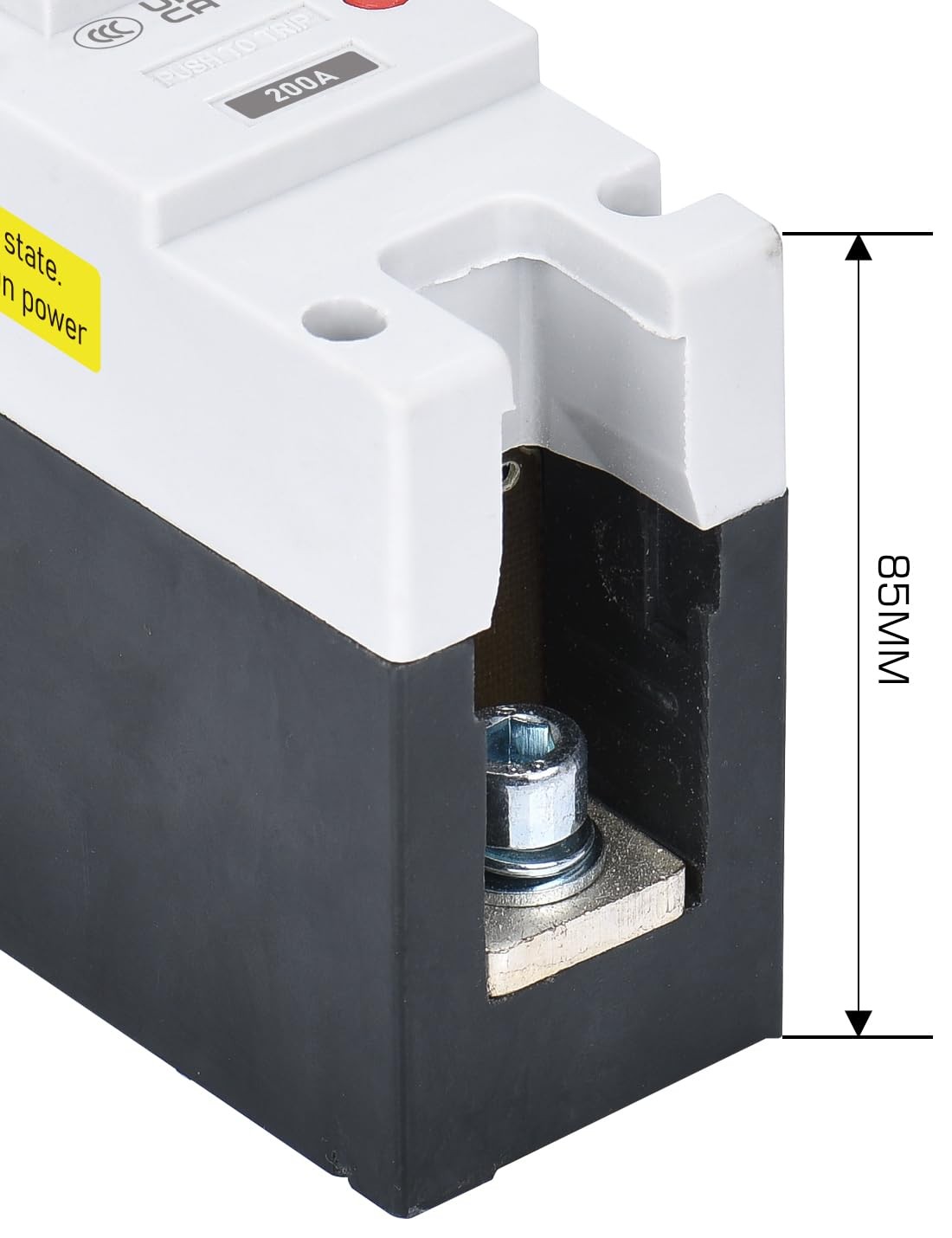 DIHOOL 200 Amp DC Breaker, 500V Battery Disconnect Switch, Thermal Magnetic Trip