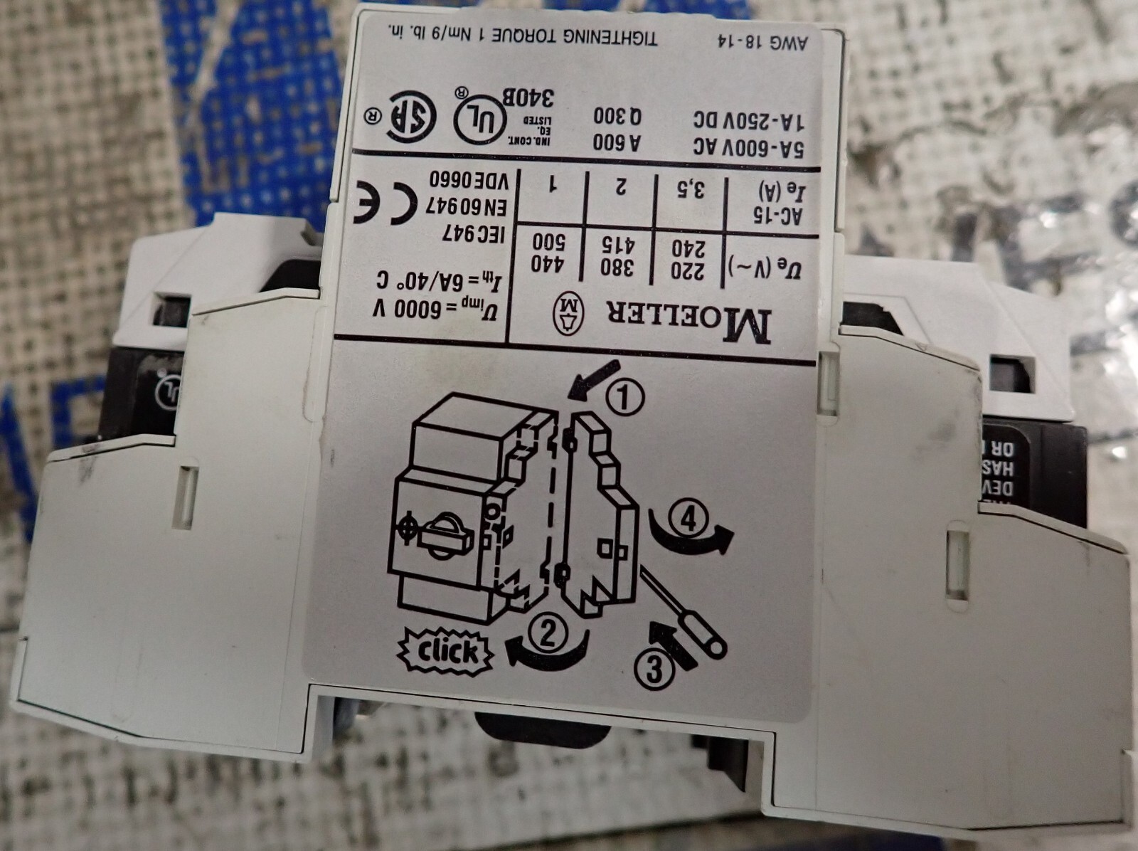 Moeller Motor Protecting Circuit Breaker PKZM0-2,5 1.6 – 2.5 A 690V – TESTED