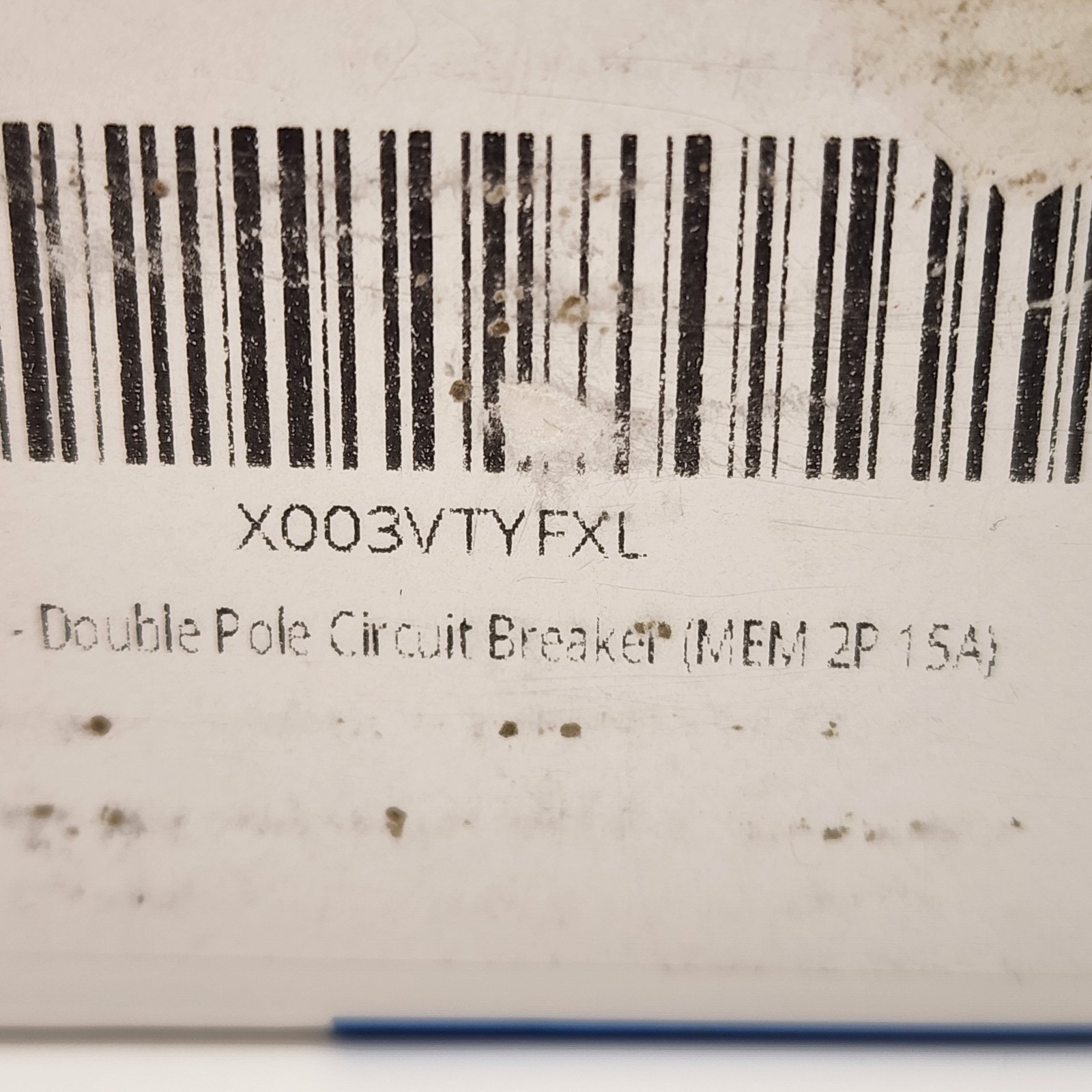 15 Amp 2 Pole Type QP Circuit Breaker Plug-in Mount MCB 120/240V 2P 15A