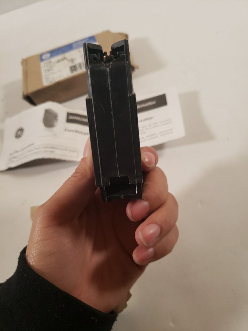 GE Combination Arc Fault Circuit Breakers THQL1120AF2, 20 Amps 120 Volts 1 Pole