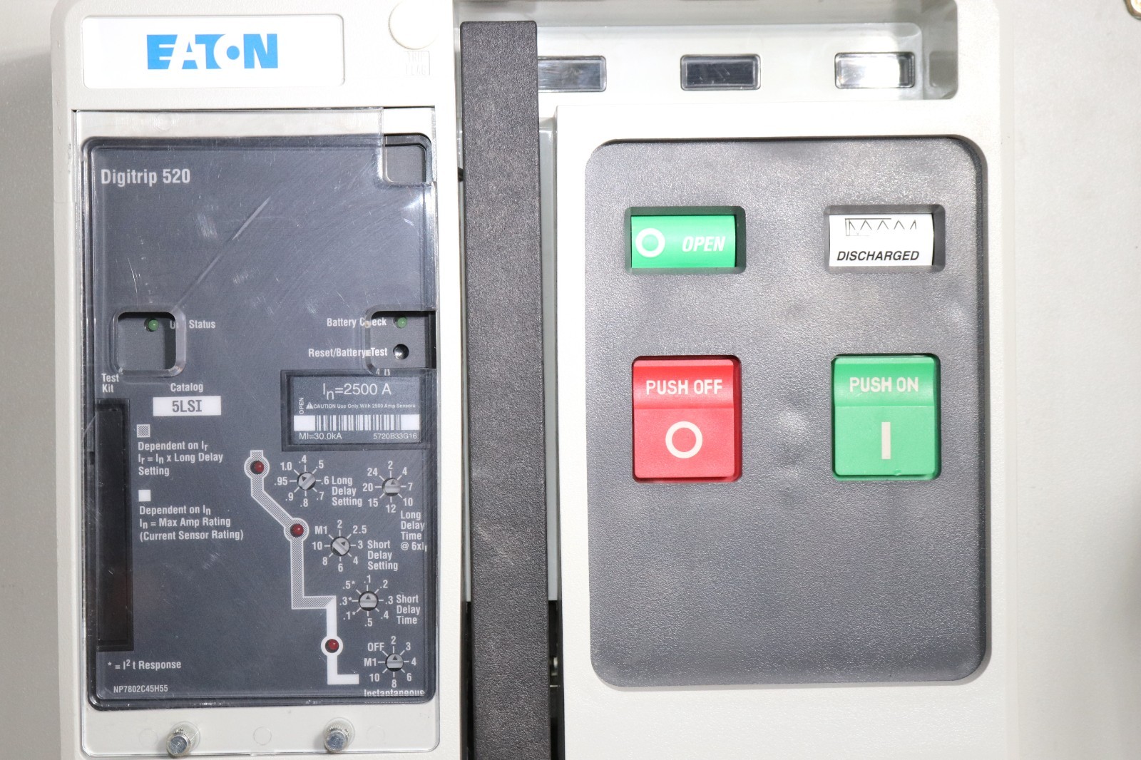 EATON SBS625 2500A 3PL LOW VOLTAGE AC POWER CIRCUIT BREAKER, MAGNUM SB, DIGITRIP
