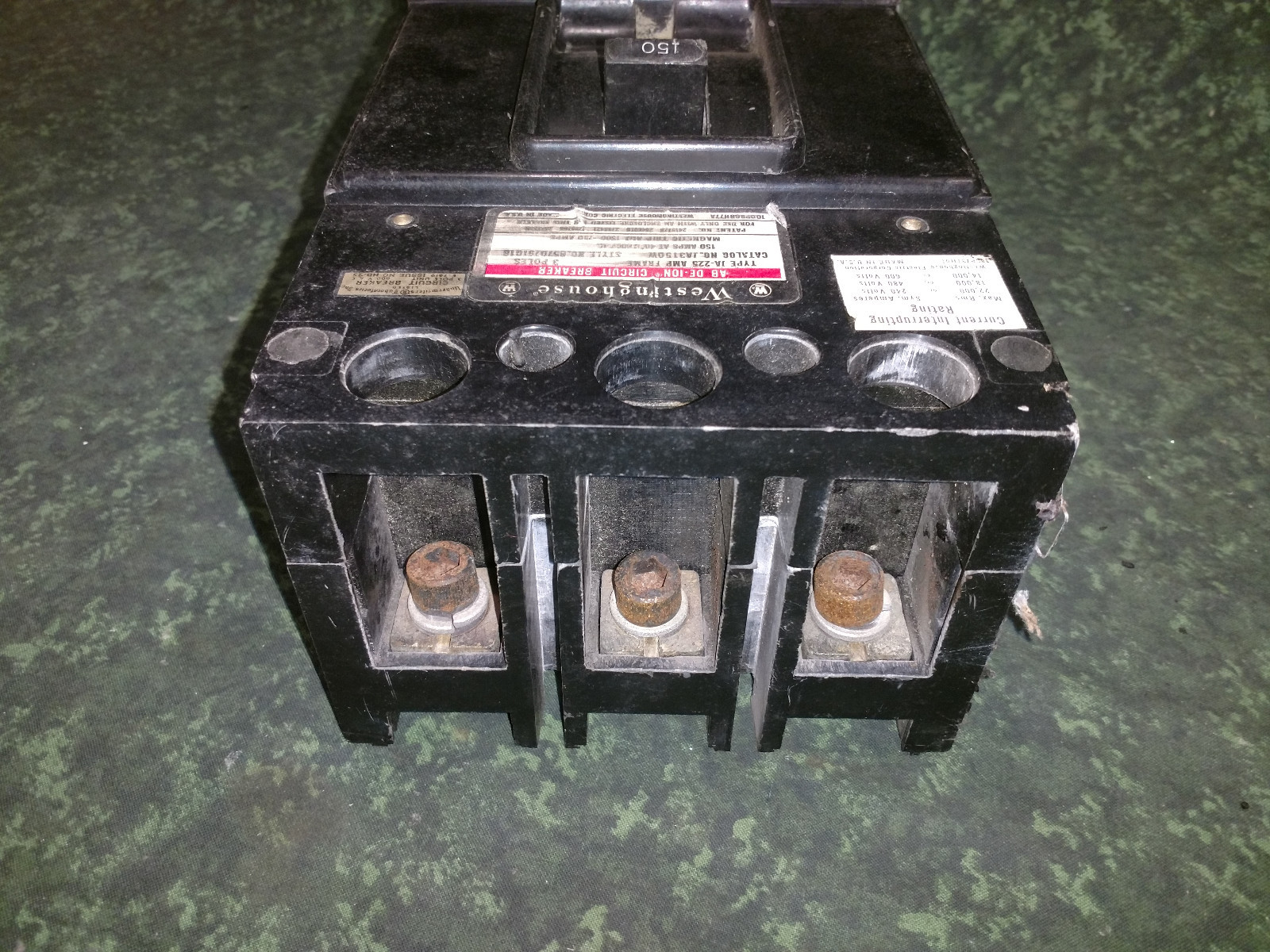 Westinghouse 150 AMP – Cat# JA3150W – Circuit Breaker (41423-B3)