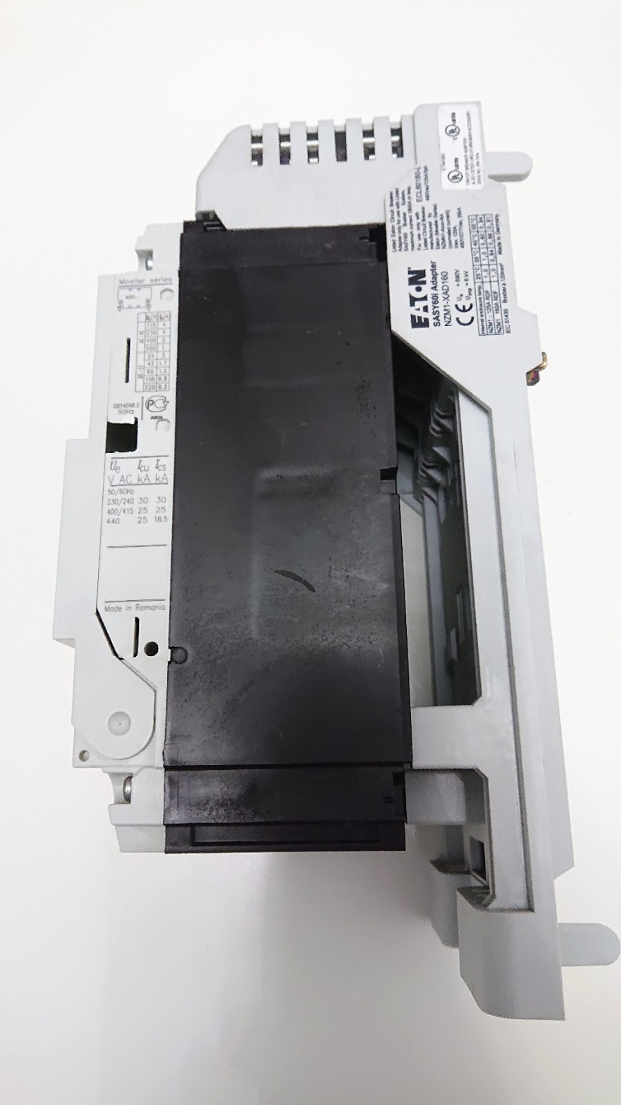 Eaton Moeller NZM 1 63A Circuit Breaker + Busbar Adapter XAD160