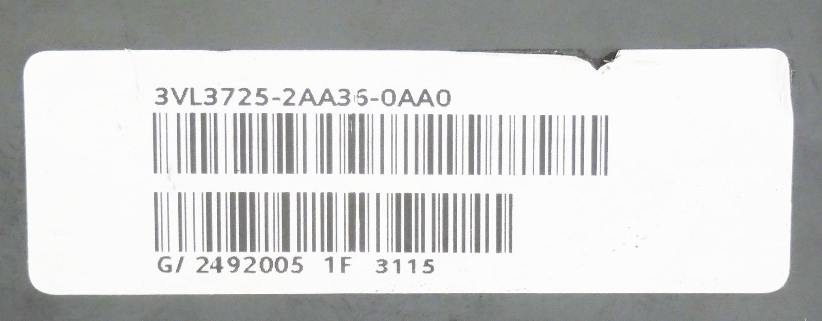 Siemens 3VL3720-2DC36-0AA0 3VL3 720-2DC36-0AA0 E:01 Circuit Breaker -used-