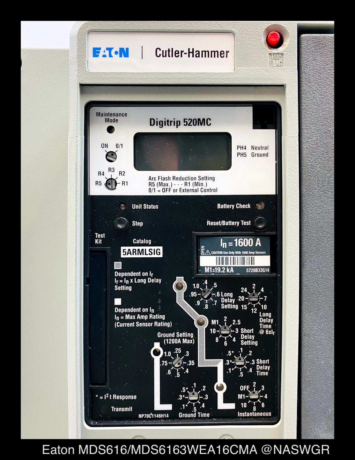 Eaton Magnum DS MDS616 Breaker (E/O,D/O) ~ 1600 Amp – Unused/1Yr Warranty