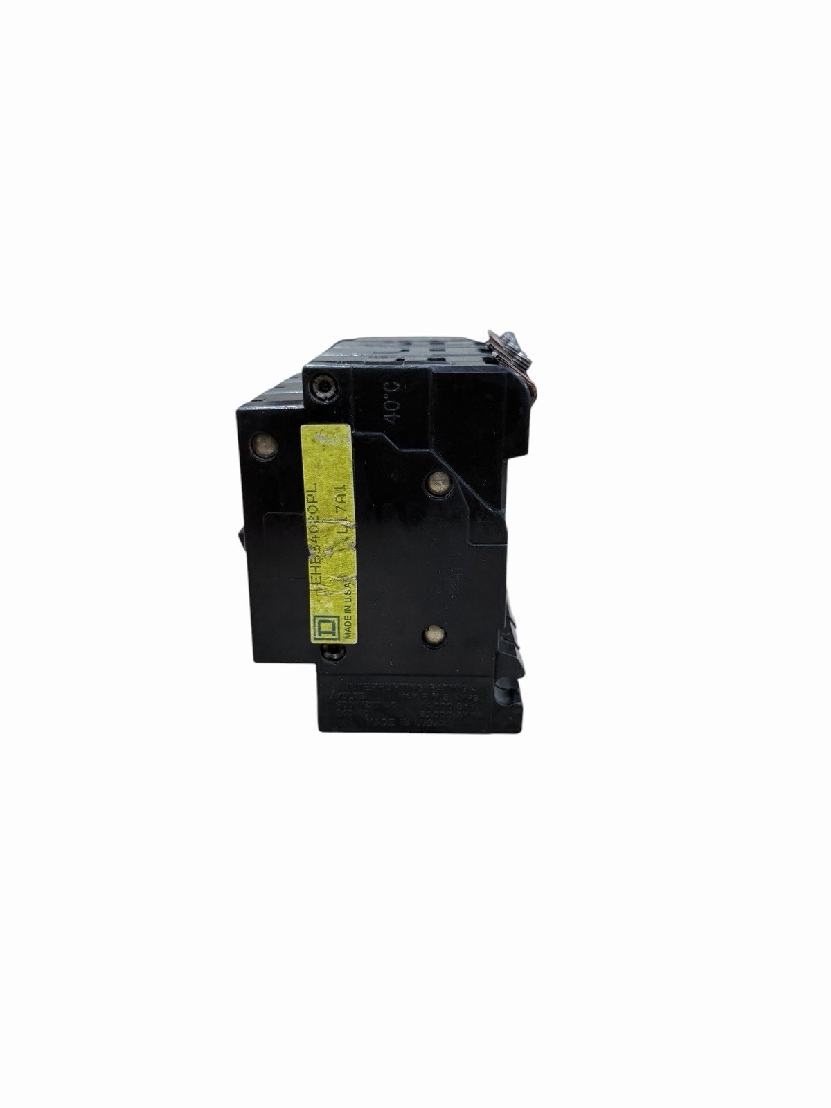 Square D EHB34020PL Circuit Breaker 20A 3-Pole Phase 480V Power Link Remote