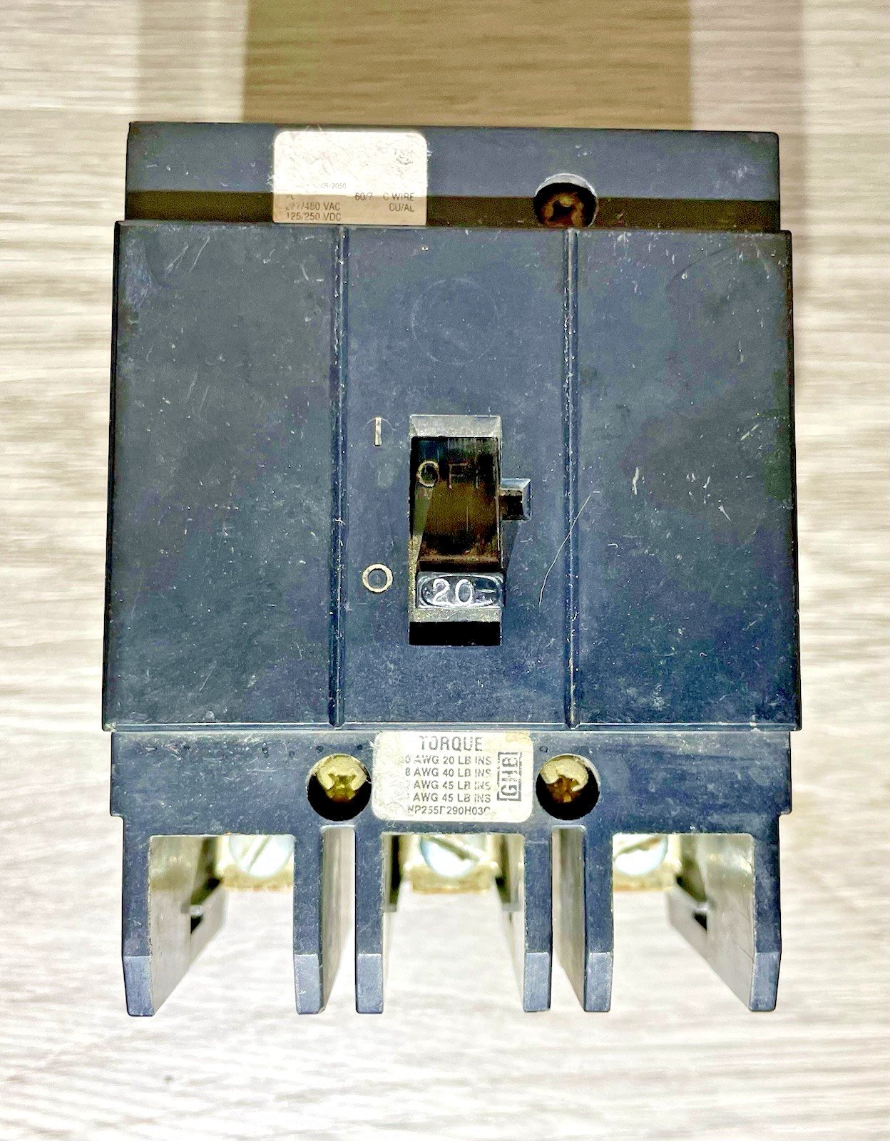 EATON / Westinghouse GHB3020 20 Amp GHB Breaker 480 Volts 3 Pole *FREE SHIPPING
