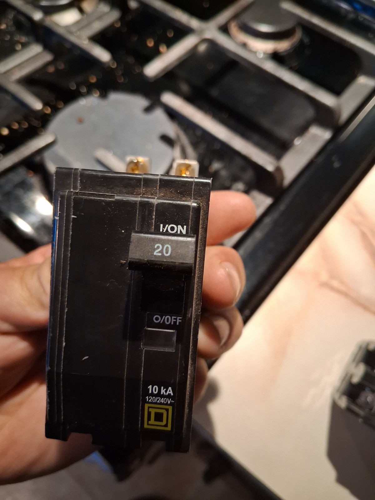 Square D QOB220 20 A Miniature Circuit Breaker