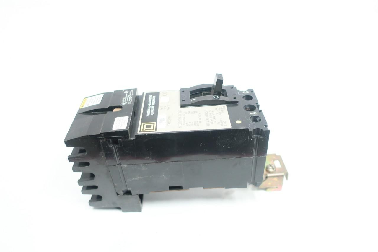 Square D FA26020AC Molded Case Circuit Breaker 2p 20a Amp 240/480/600v-ac
