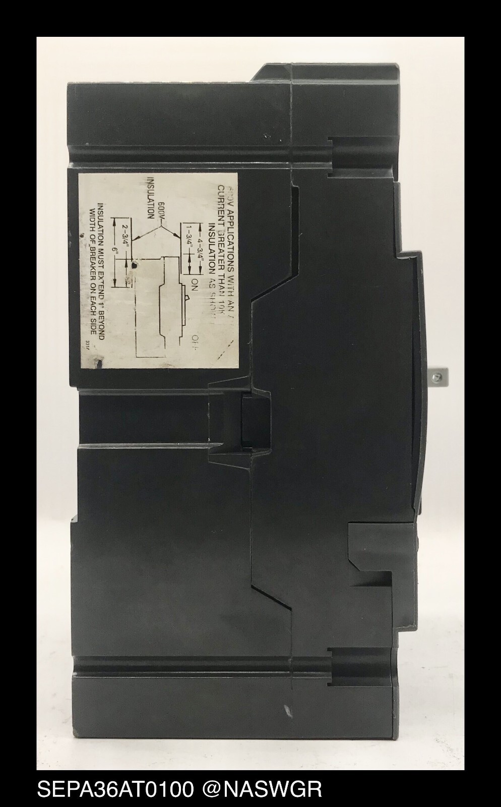 GE Spectra RMS SEPA36AT0100 Circuit Breaker ~ 100 Amp – Tested/1Yr Warranty