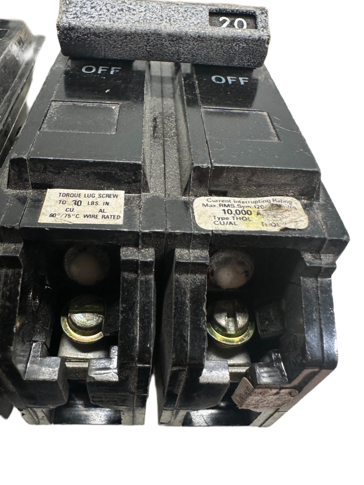 GE General Electric THQL220 20A 2Pole Type THQL Circuit Breaker (LOT OF 2) 🔥