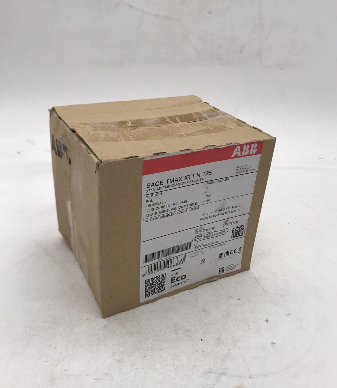 HOUSTON STOCK NEW ABB XT1NU3050AAA000XXX XT1N 50 AMP 480V FREE 2 DAY AIR BUY NOW