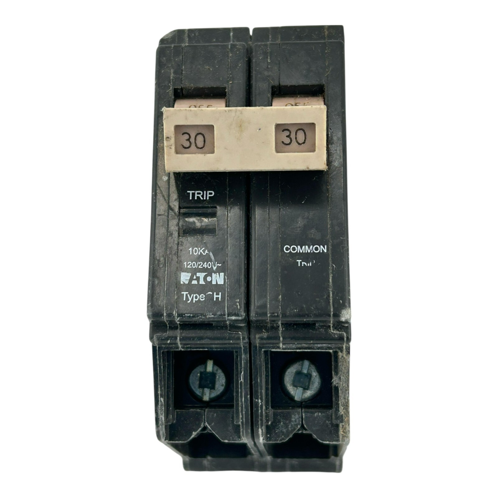 CHIPPED EATON CUTLER HAMMER CHF230 Plug In Breaker 2 Pole 30 Amp 120 240VAC