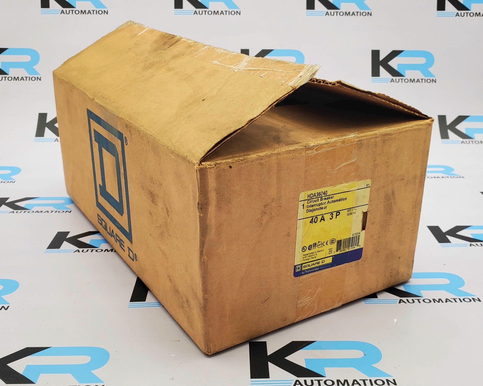 Square D HDA36040 PowerPact HD 060Circuit Breaker 3P 600V 40A