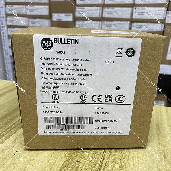 2023 NEW AB 3-Pole 480V Molded Case Circuit Breaker 140G-G2C3-C50 Free delivery