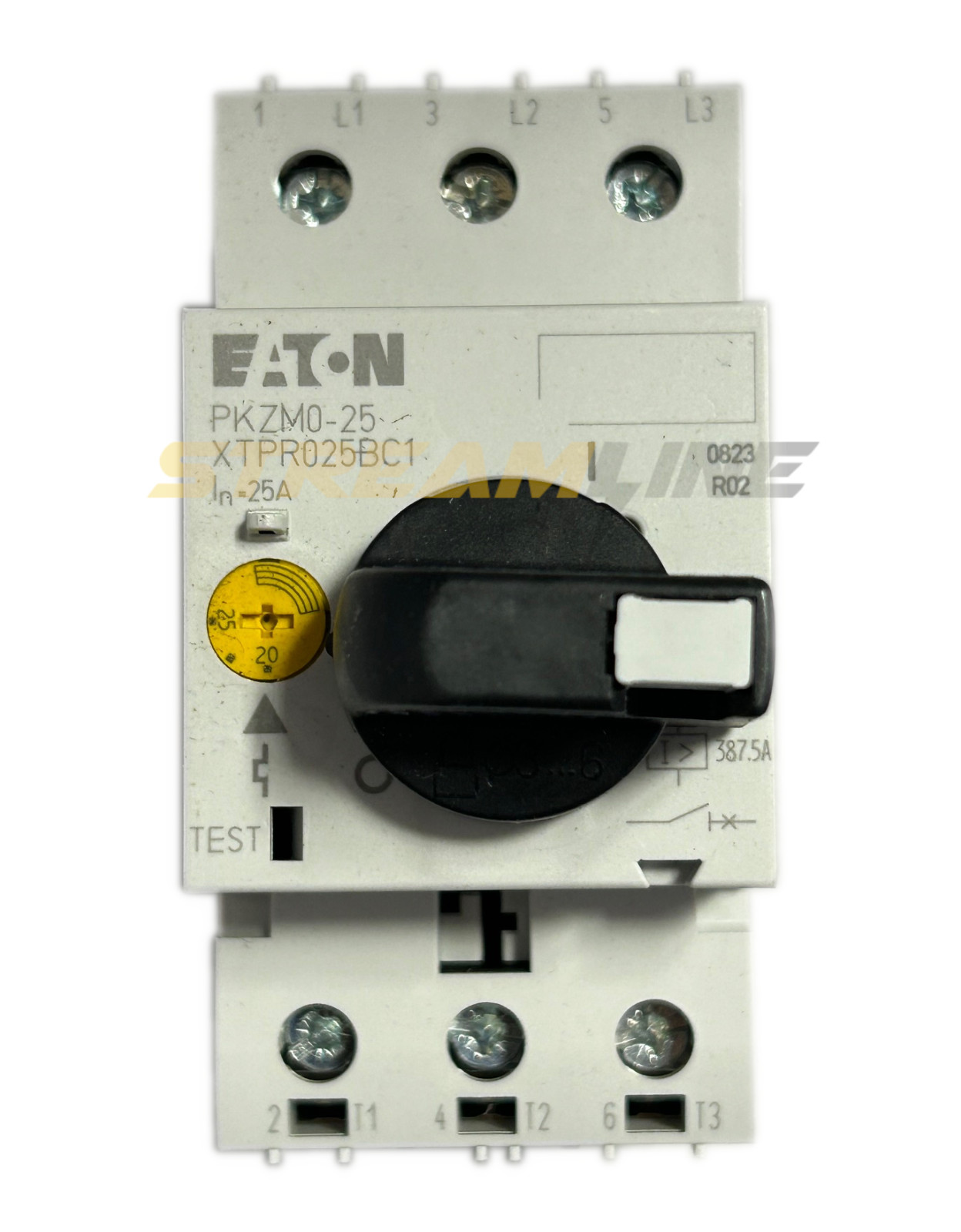 Eaton PKZM0-25/AK Motor Circuit Protector, 20-25 Amp, 380/400V, 3P, 45mm, 12.5kW