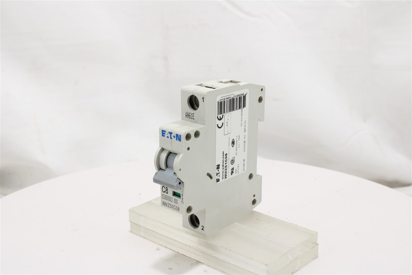 Eaton WMZS1C08 WMZS Supplementary Protector | 1-Pole | 8A | 277V AC / 48V DC