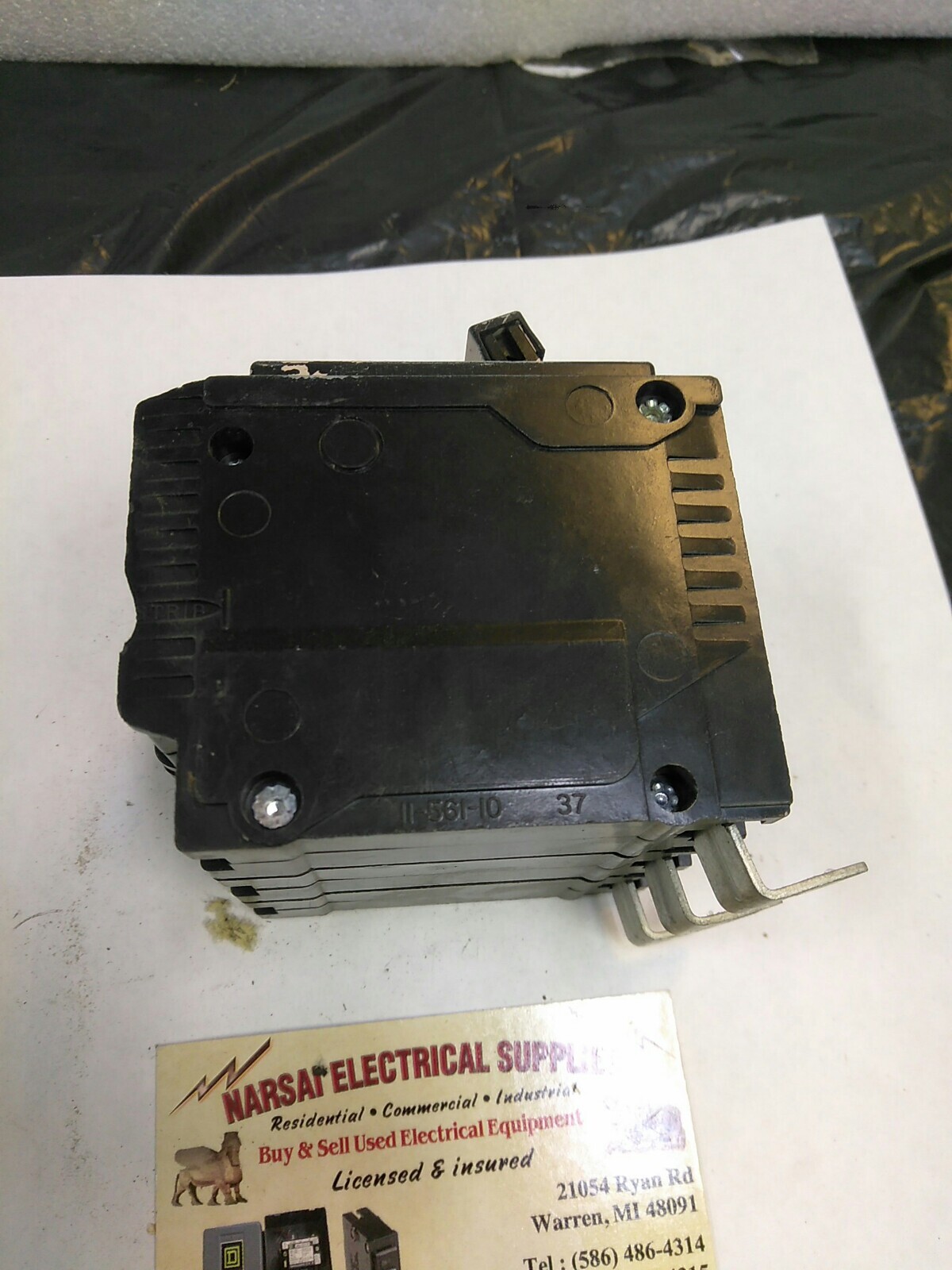 GTE Sylvania Type BQ 3 Pole 90Amp 240VA BOLT-ON GROVE Circuit Breaker(31C1