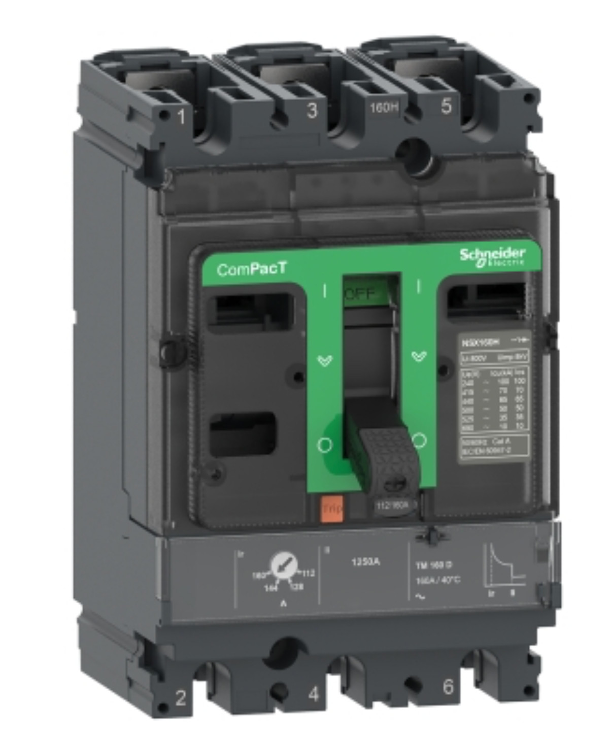 Schneider Electric – MCCB 160A 3P Circuit breaker ComPacT NSX160B / C16B3TM160