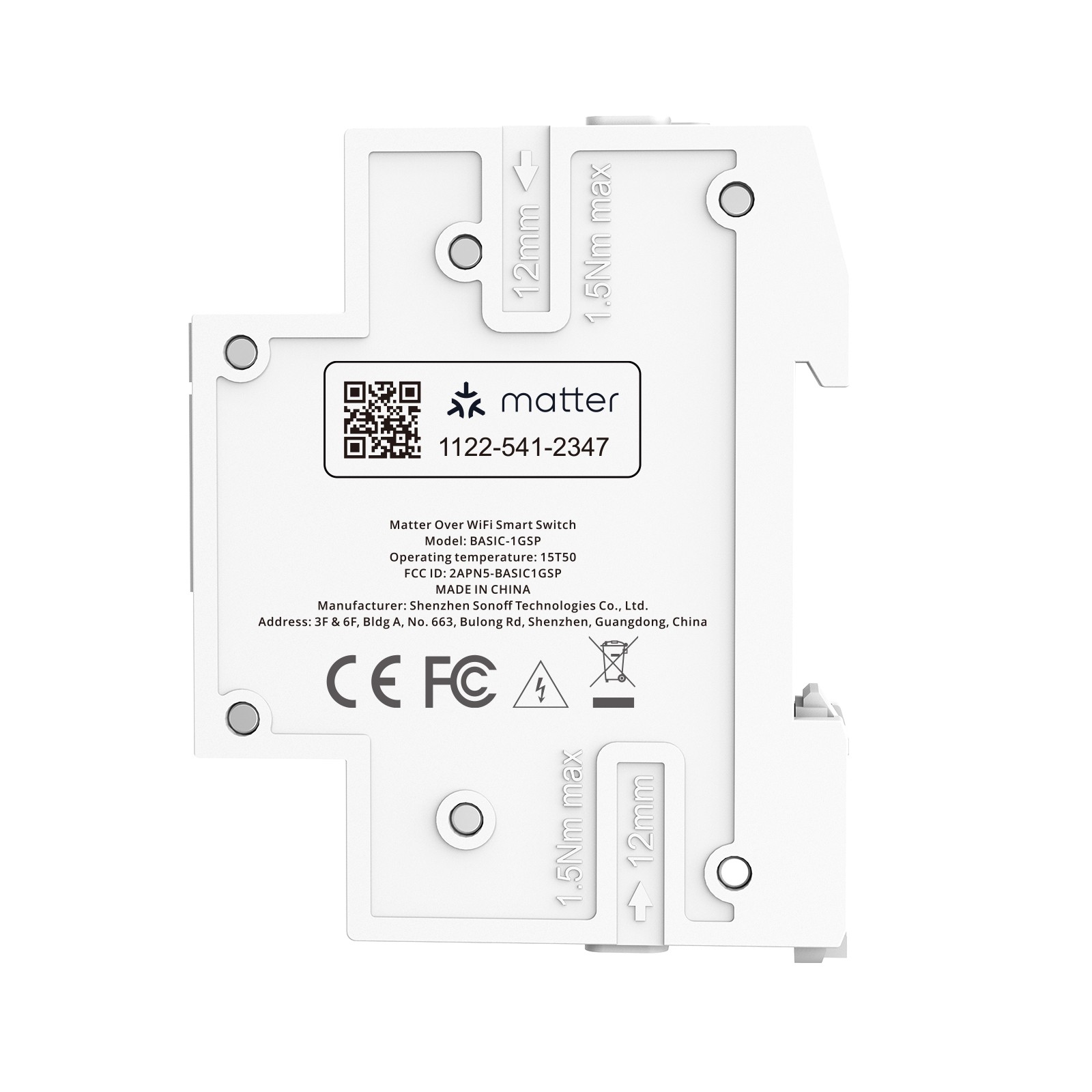 SONOFF Smart WiFi Switch Electric Meter Energy Metering Din Rail Circuit Breaker