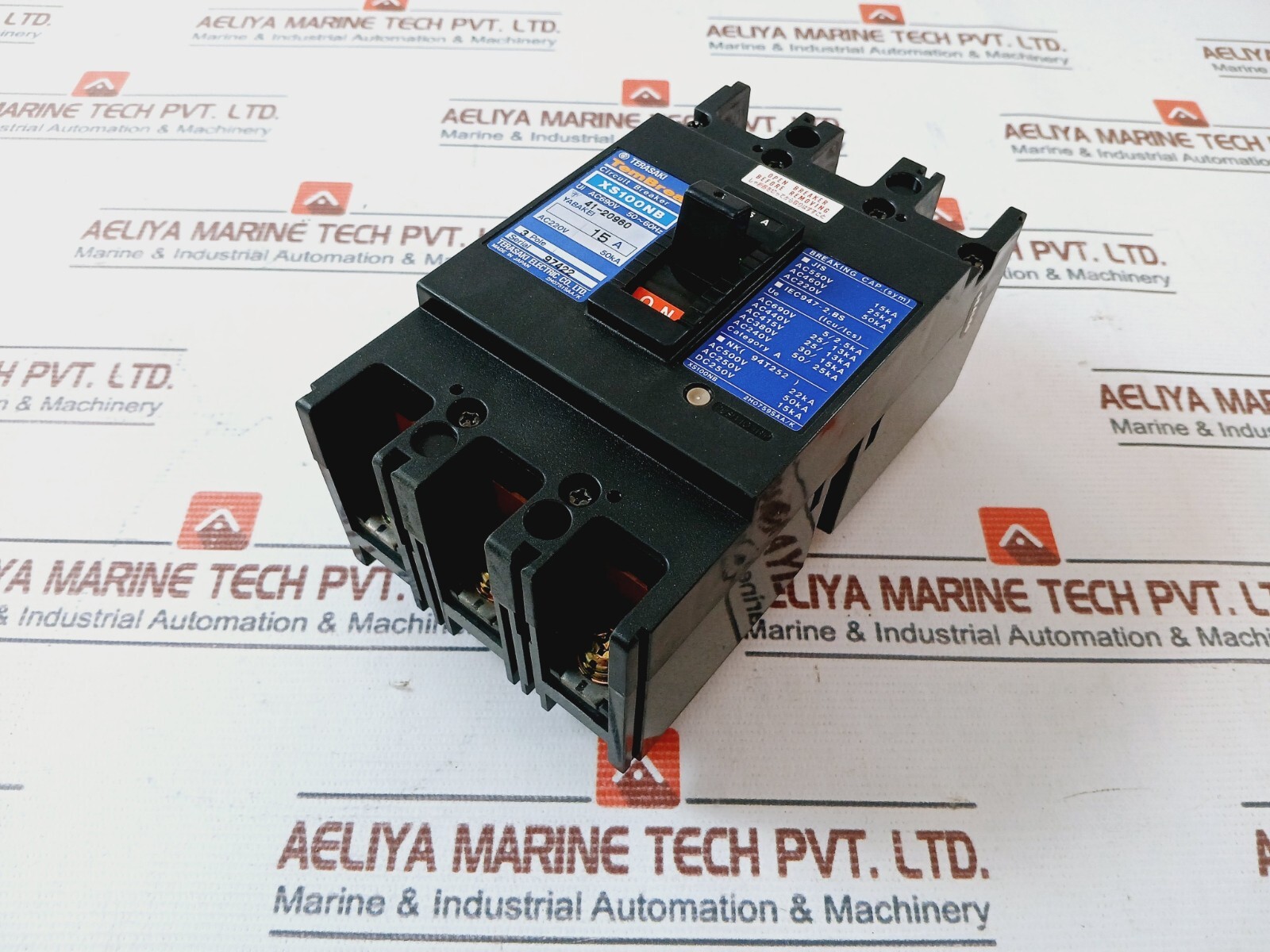 Terasaki XS100NB Tembreak Circuit Breaker 3 Pole AC690V 15A 50~60HZ 41-20960