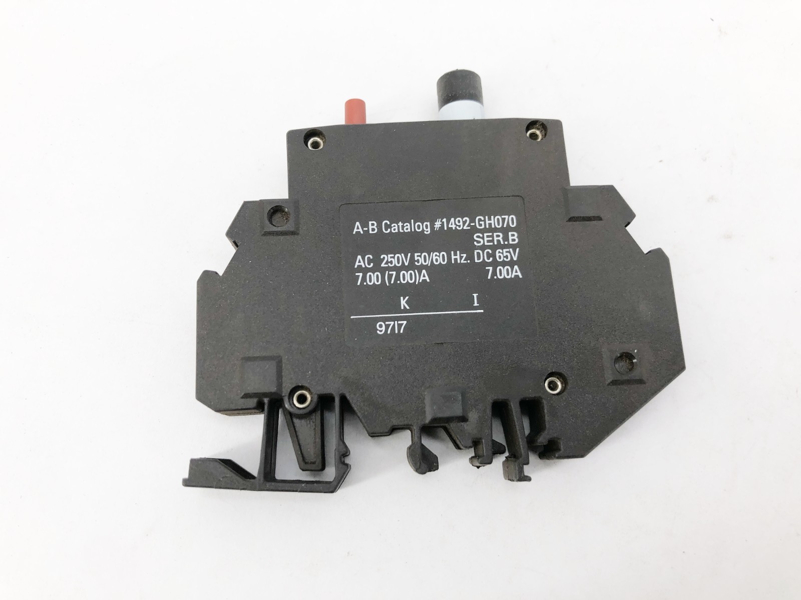 New Allen-Bradley 1492-GH070 Ser. B Circuit Breaker 7A 250VAC 65VDC – No Box