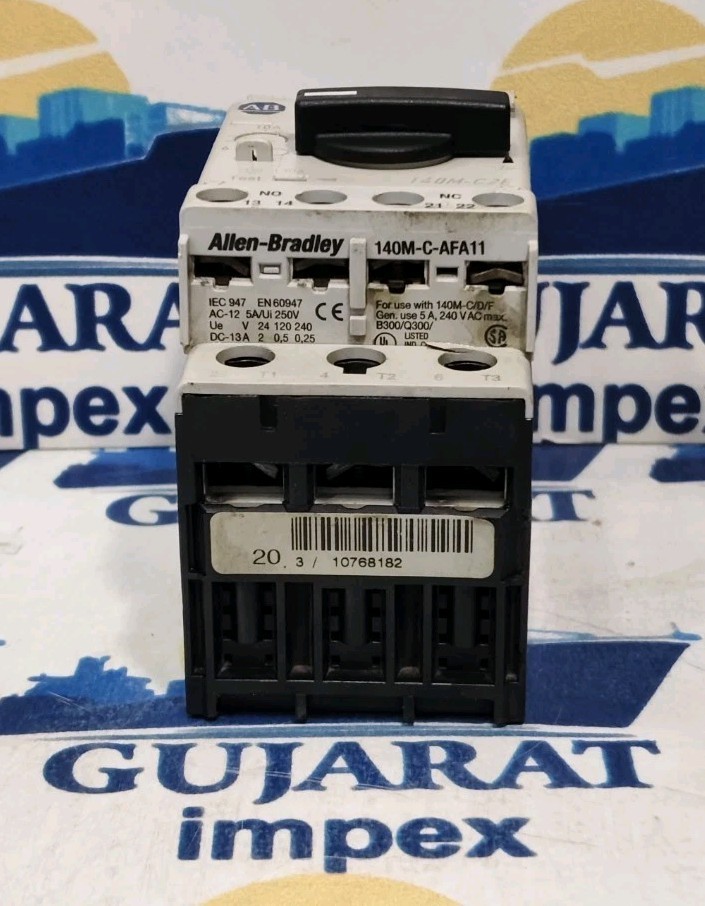 ALLEN BRADLEY 140M-C2E-C10 SER B MOTOR PROTECTOR CIRCUIT BREAKER 6.3-10A TESTED