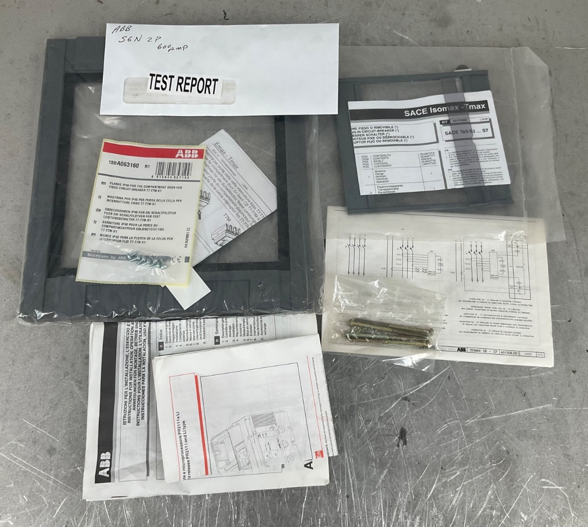ABB S6N600TW-2 CIRCUIT BREAKER 2P 600 A 600V TMA TRIP