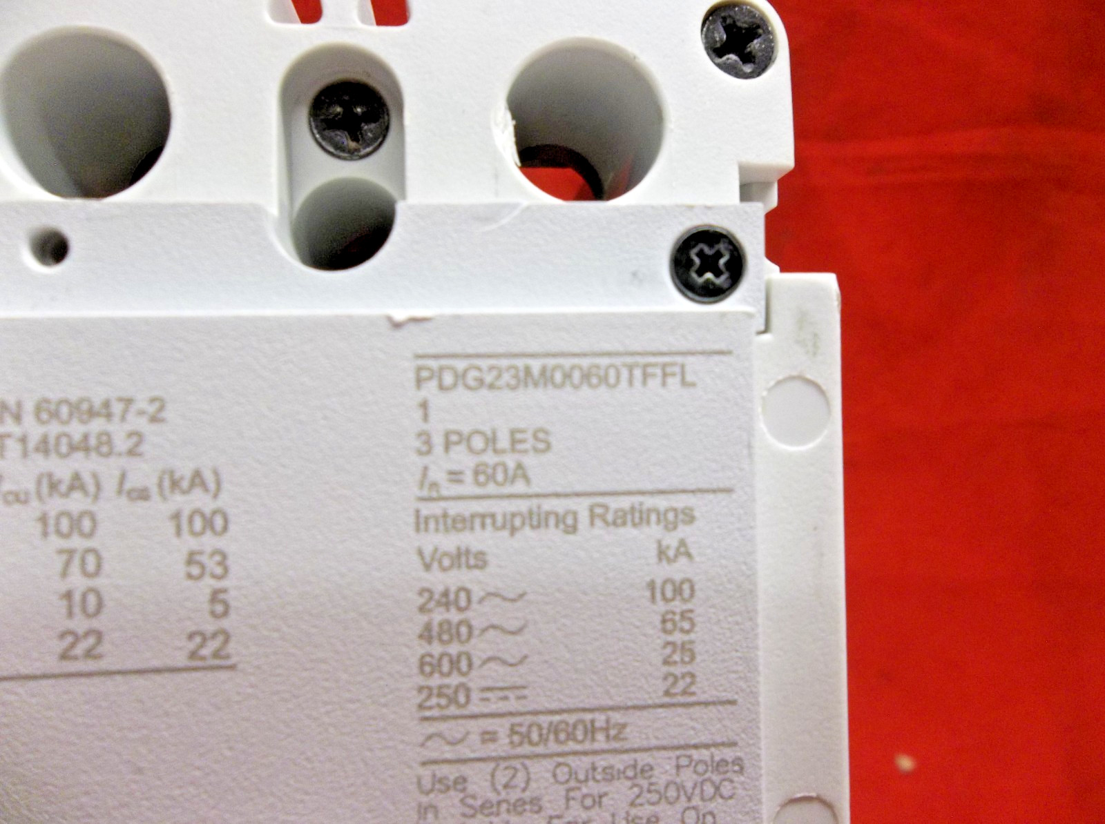 EATON PDG23M0060TFFL circuit breaker 9125a7