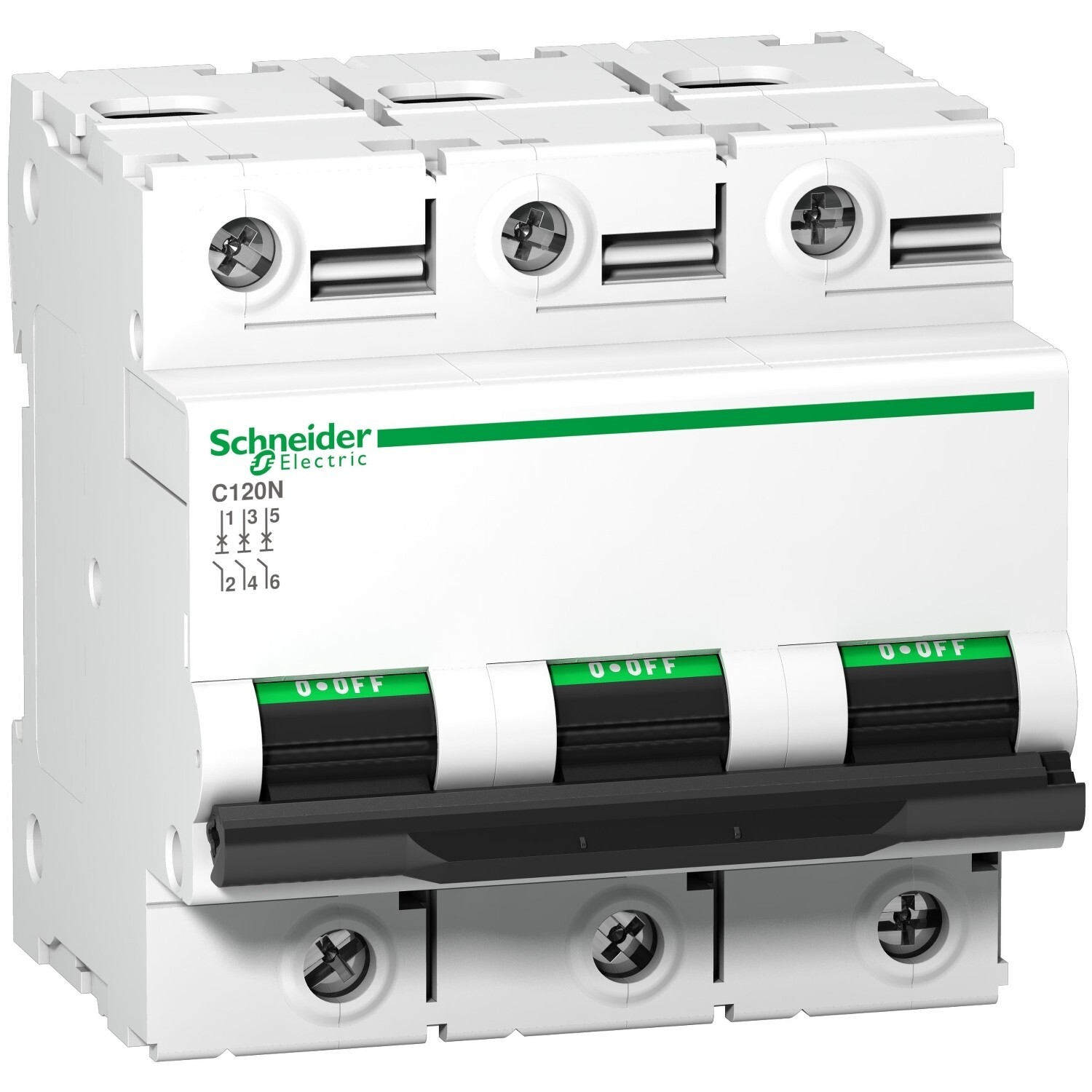 A9N18365 SCHNEIDER CIRCUIT BREAKER Acti9 C120N 3P – 80A
