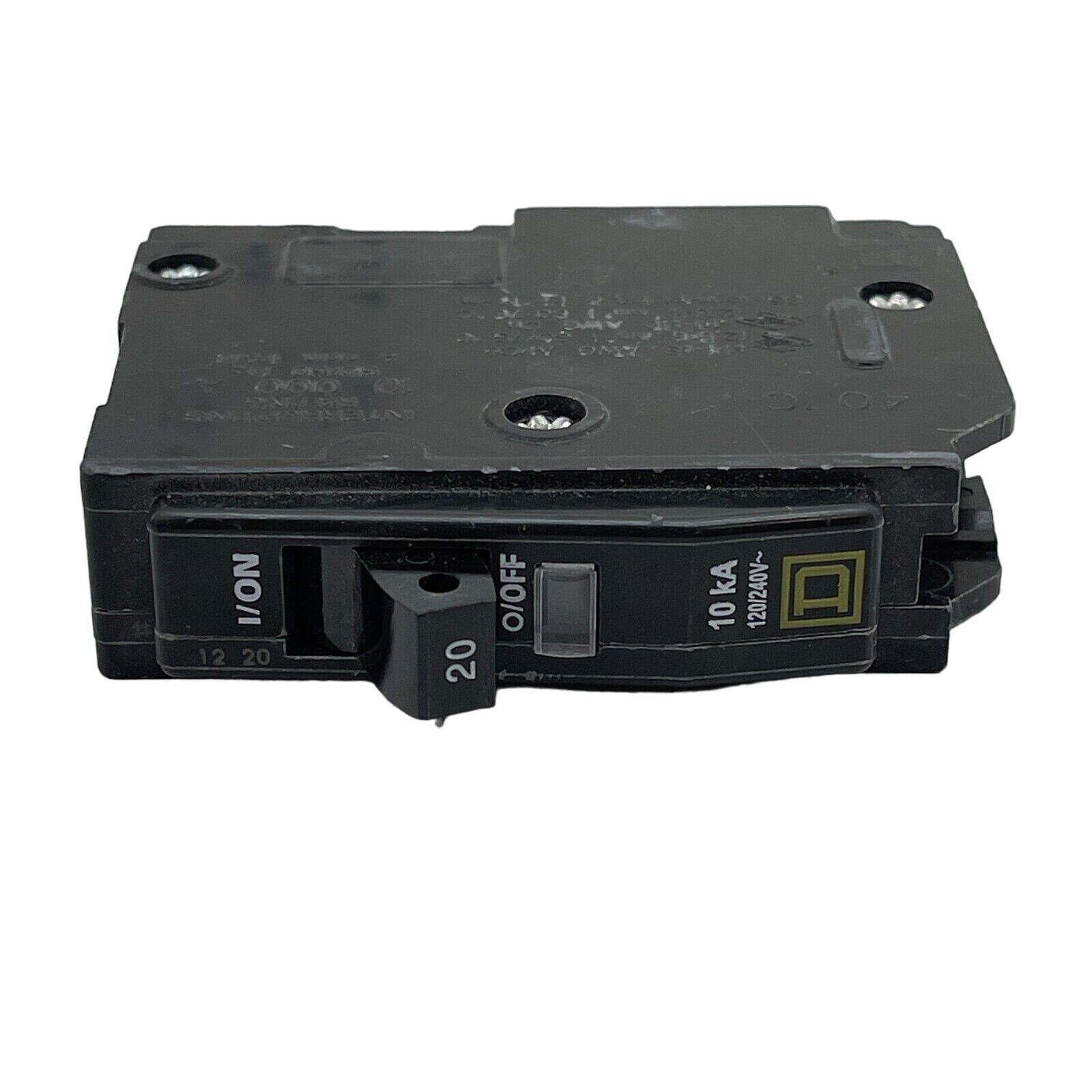 Square D Miniature Circuit Breaker, Plug-On, 1Pole, 120/240VAC – 10k AIR