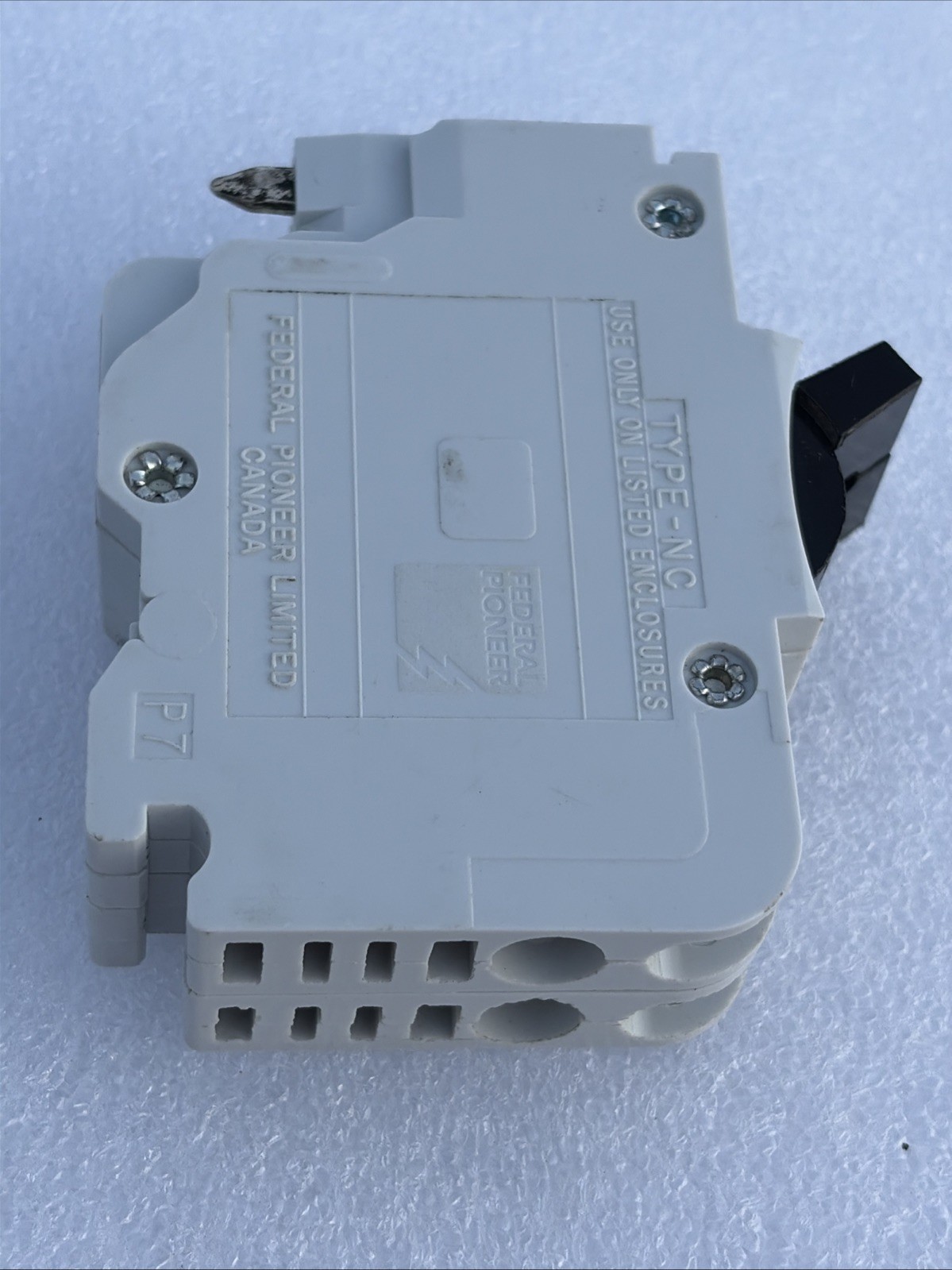 FPE Federal Pioneer Pacific 20A 2P NC220 Stab-Lok Breaker WHITE Mini THIN NC
