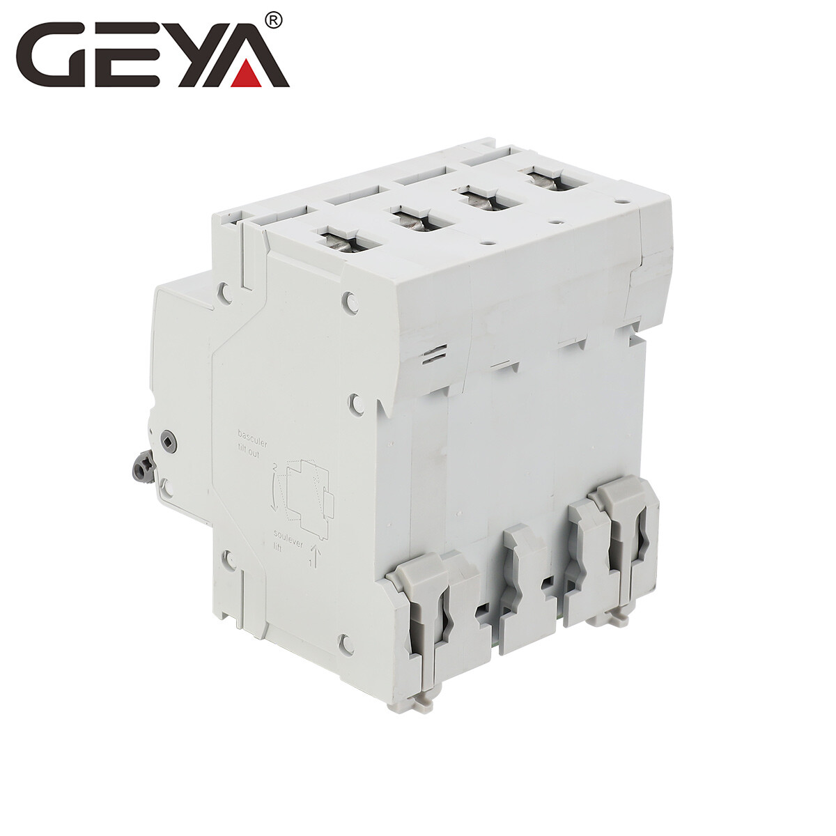 GEYA AC Type RCBO 4P 10-40A Circuit Breaker with Overcurrent and Leak Protection
